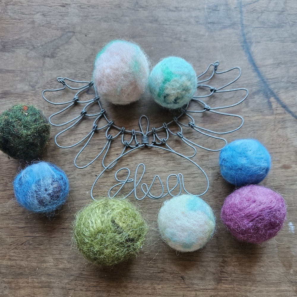 Assorted Scrap Wool Cat Toy